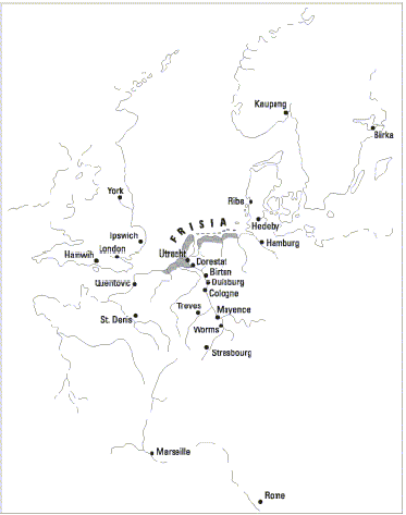 Frisia and its international trade routes